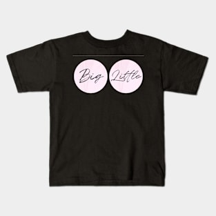 Big/Little pink marble stickers Kids T-Shirt